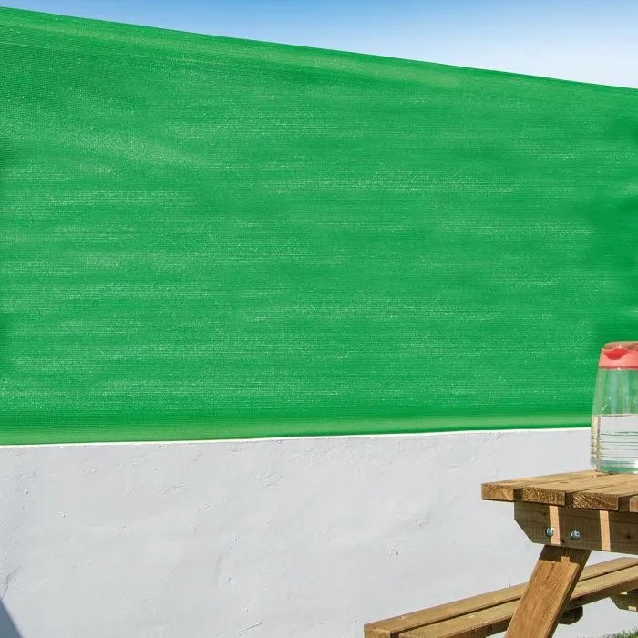 Schaduwdoek zichtdoek zichtbreeknet lichtgroen 2x10m