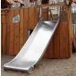 Glijbaan RVS voor speeltoestellen breed (platformhoogte 100cm)