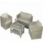 Loungeset tuinset wickerset Ambiente cappuccino
