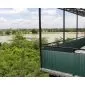 Tuinscherm tuinafscheidingen PVC groen 2x5m