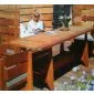 Tuinbank hardhout Amazon Teak 65x170cm