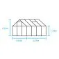 Tuinkas hobbykas kas 193x257x195cm (5m2)