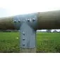 Verbinder rondhout palisadebeslag ø10cm
