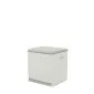 Kussenbox opbergbox grijs 60x61x53cm