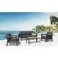 Aluminium loungeset Alexia I 4 personen
