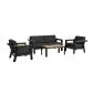 Aluminium loungeset Alexia I 4 personen
