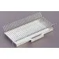 Aslade houtskool bbq barbecue beton incl. vuurrooster in RVS 304 50x29cm