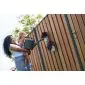 Schutting hardhout tuinscherm 180x180cm (15pl.)