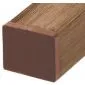 Tuinpaal houtcomposiet wpc bruin 7x7x185cm