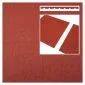 Rubberen tegels rood 500x500x65mm prijs per m2