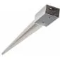 Paalhouder RVS voor tuinschermen 91/750mm