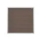 Tuinscherm antraciet schutting composiet 180x180cm