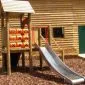 Glijbaan rvs speeltoestellen laag (platformhoogte 200cm)