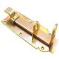 Hangslotschuif 100mm met bocht