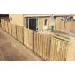 Hout beton schutting antraciet 200x190cm (per set)