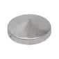 Paalornament paalkap voor houten tuinpaal verzinkt ø121mm