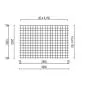 Betonmatten betongaas tuinscherm roest 2x3m 8/150mm