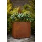 Cortenstaal plantenbak bloembak pilaar 37x37x100cm