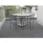 Rubberen tegels groen 500x500x25mm prijs per m2