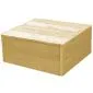 Steigerhouten hocker tuinmeubelen lounge 80x80x43cm