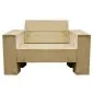 Steigerhouten tuinmeubelen stoel 100x86x73cm