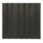 Zwarte schutting 180x180cm