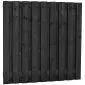 Hout beton schutting volledig antraciet  200x190cm (per set)