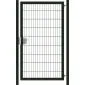 Tuinpoort dubbelstaafmatten gepoedercoat 203cm hoog en 100cm breed