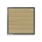 Tuinscherm antraciet schutting composiet 180x180cm